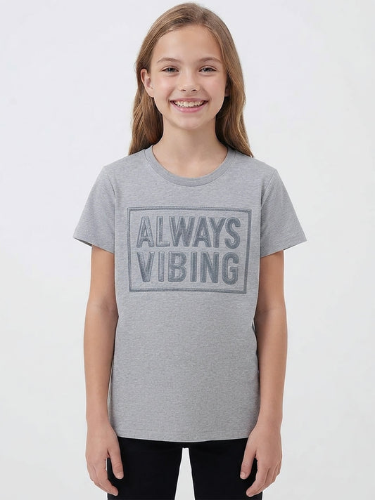 Girls Embossed T-Shirt