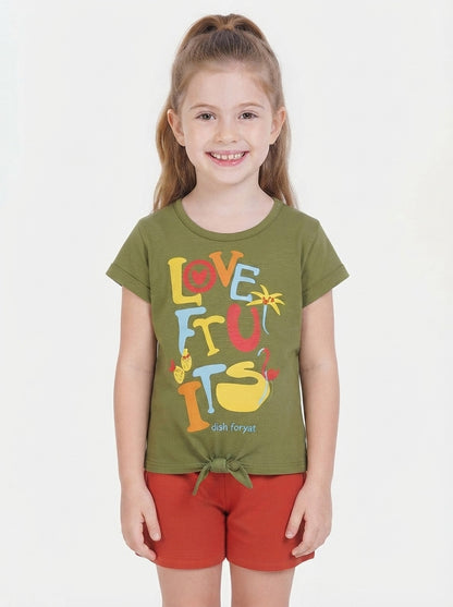 Girls Printed Shorty Sets