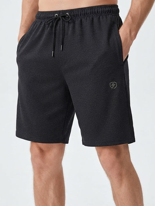 Mens French Terry Charcoal Shorts