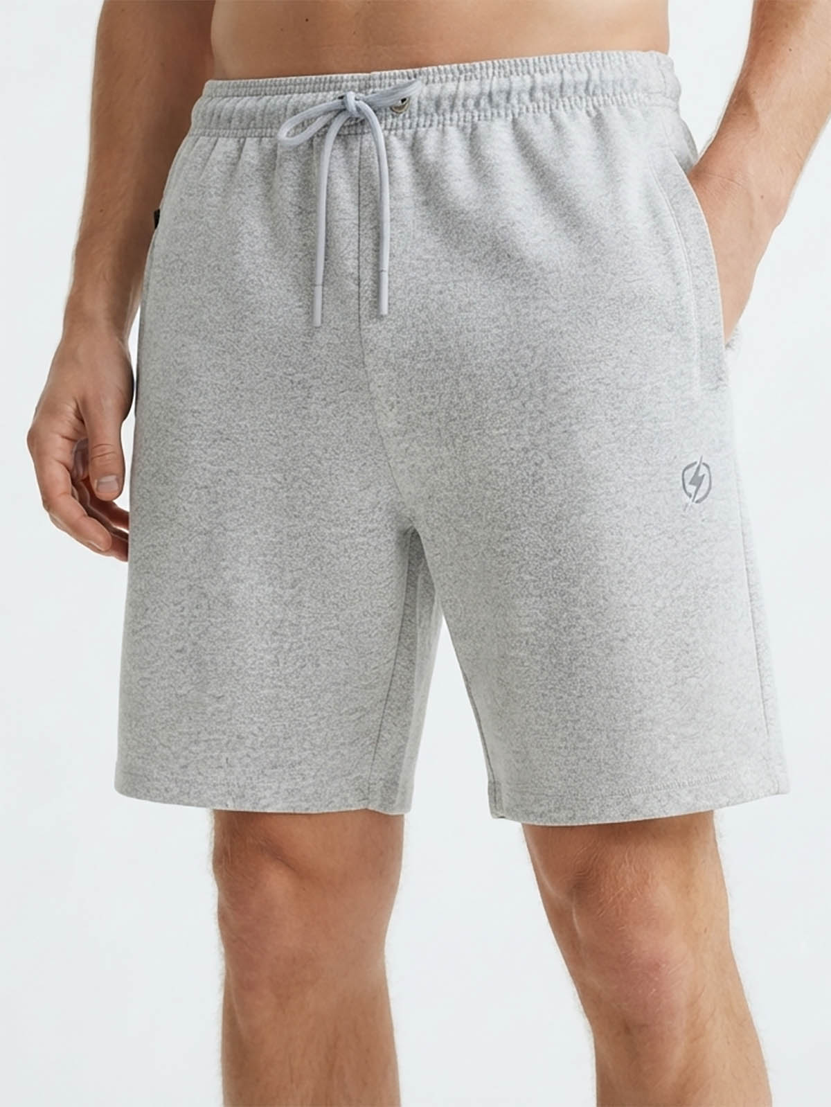 Mens French Terry Grey Shorts
