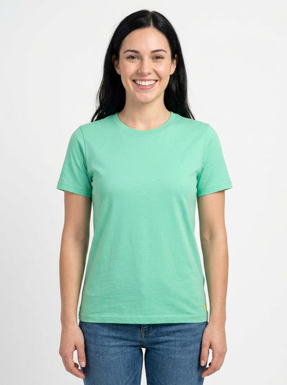 Ladies Crew Neck Mixed T Shirts