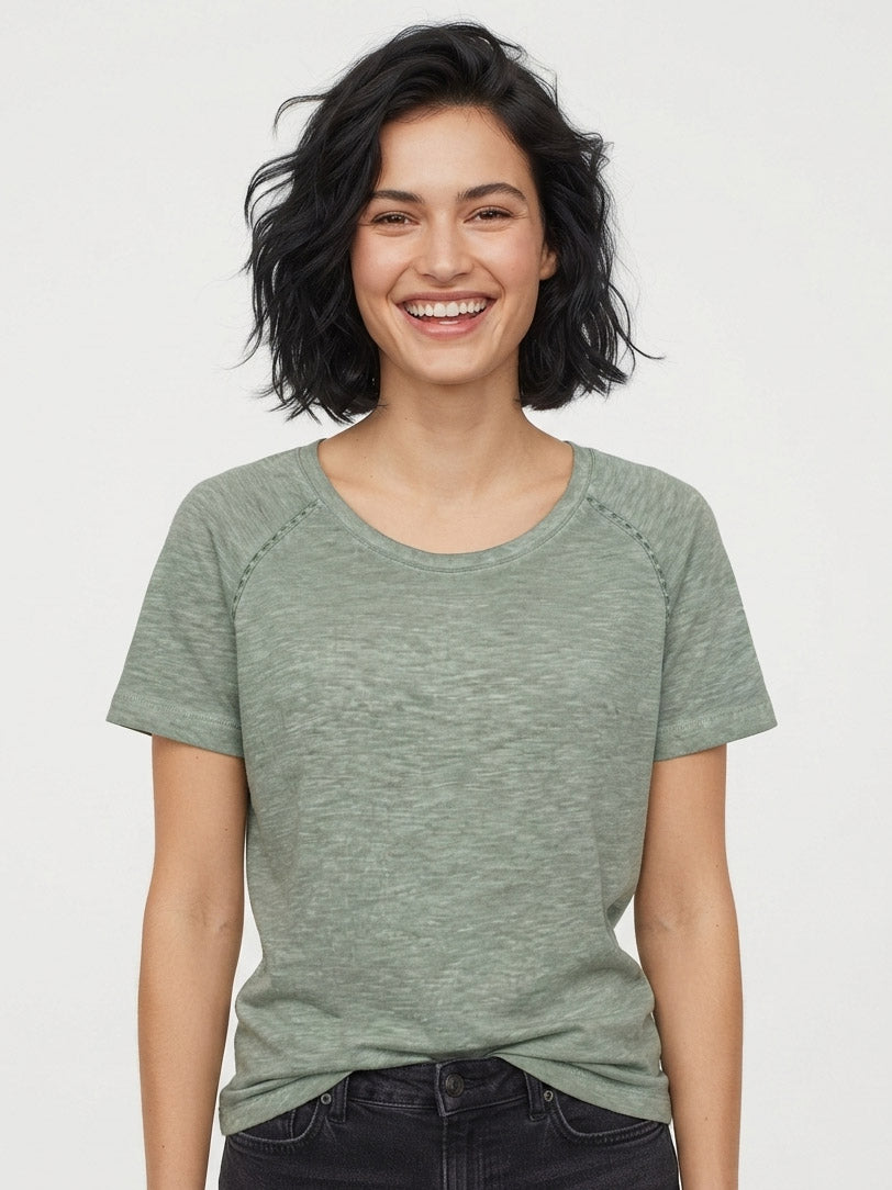 Ladies Slub Knit Tops