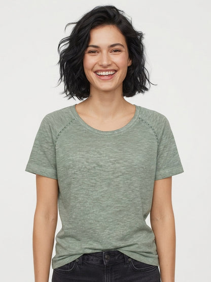Ladies Slub Knit Tops