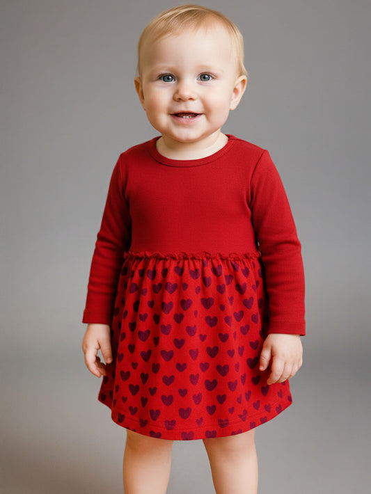 Girls Fleece Winter Dress