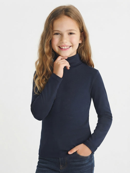 Girls Turtle Neck Tops