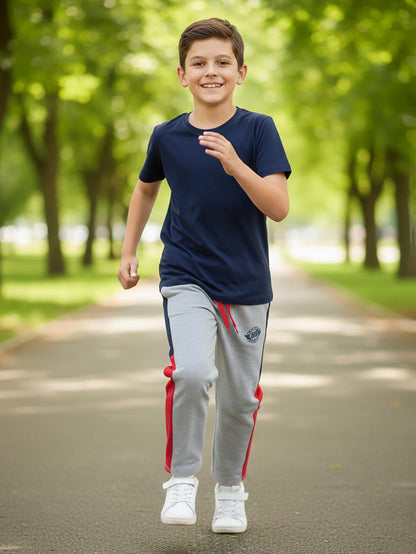 Boys Printed Knit Track Pant