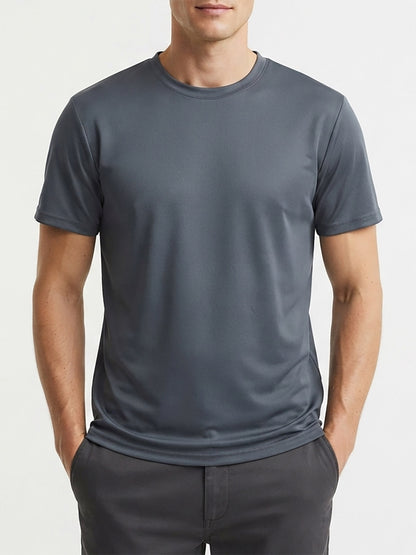 Mens Dry Fit T Shirt Grey