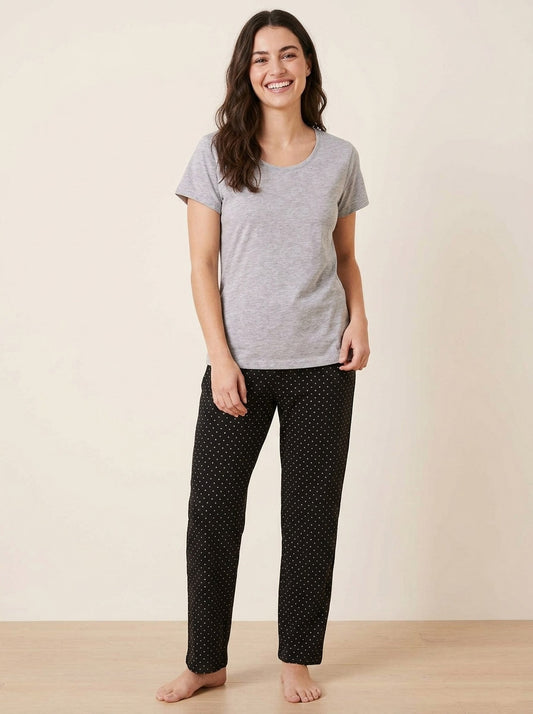 Ladies Printed Pyjama Set