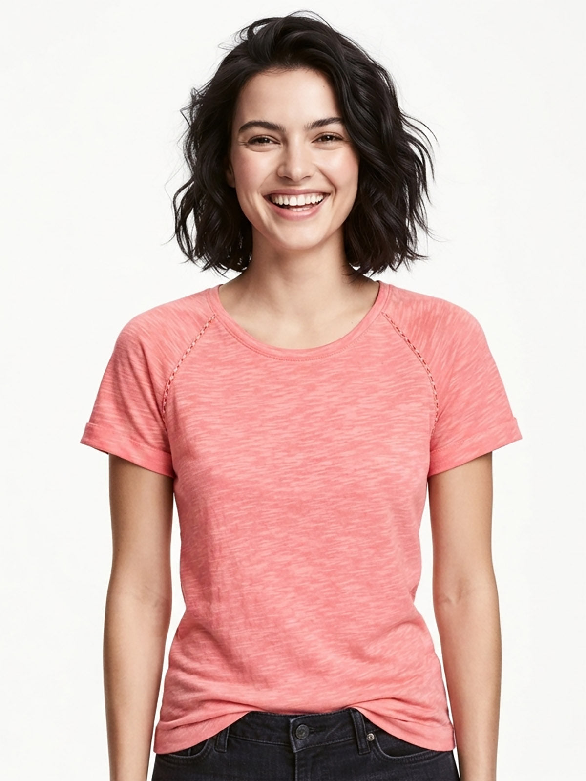 Ladies Slub Knit Tops