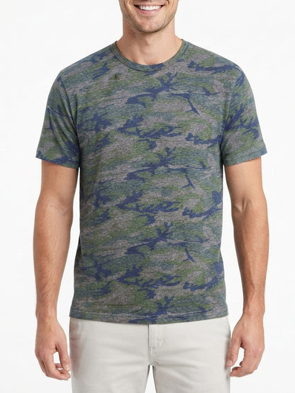 Camo Printed T Shirt