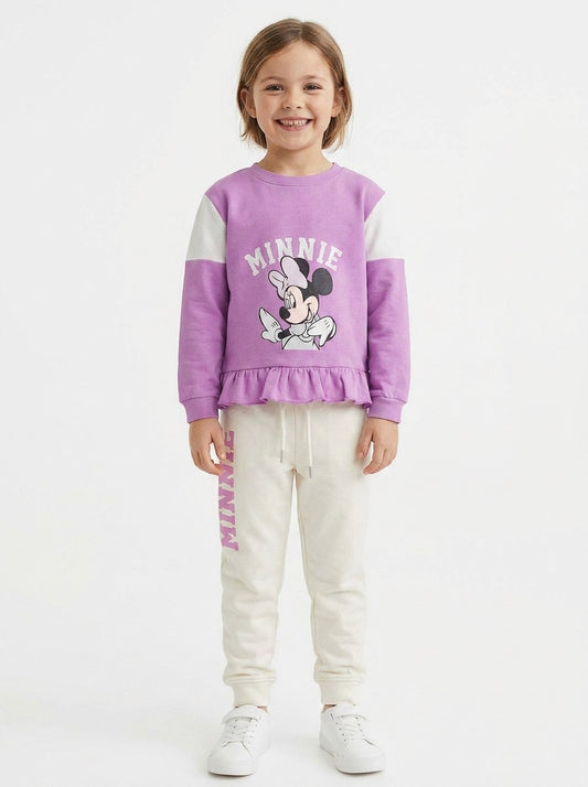 Girls Printed Jogging Set