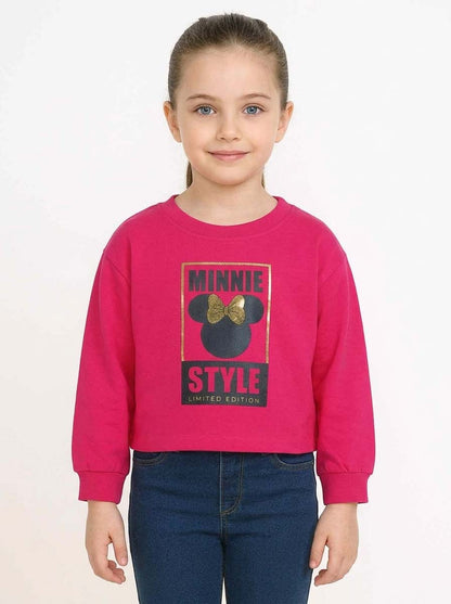Girls Cropped Sweatshirt