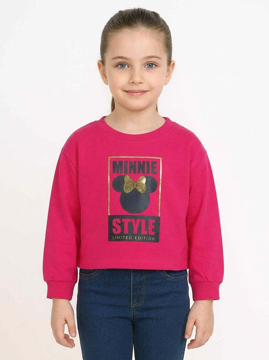 Girls Cropped Sweatshirt