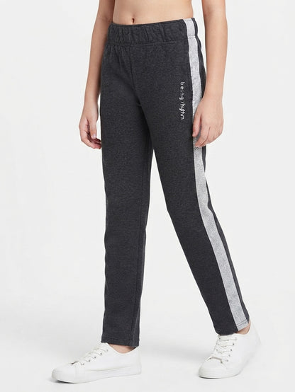 Girls French Terry Winter Pant Charcoal
