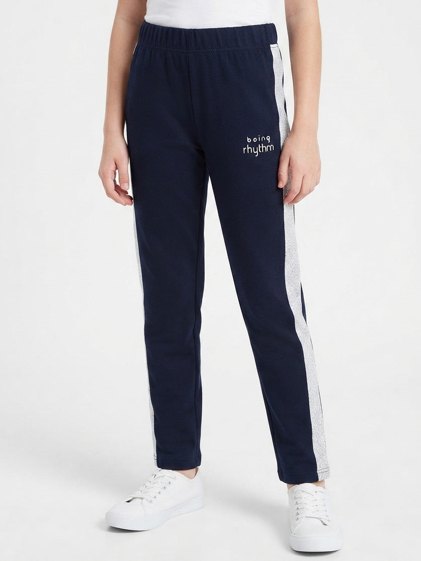 Girls French Terry Winter Pant Navy