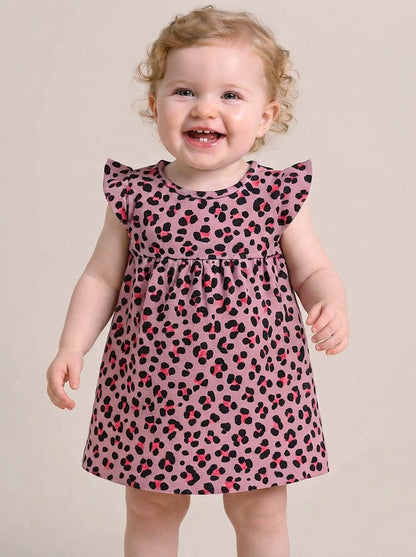 Baby Girls Printed Short Dress