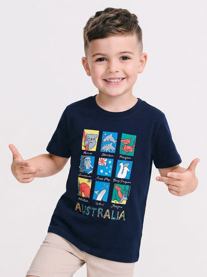 Boys Printed T Shirt