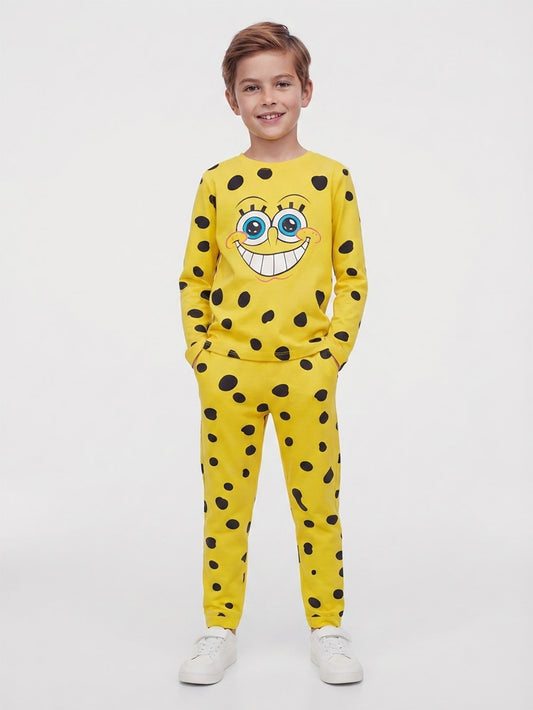 Boys Printed Pyjama Set