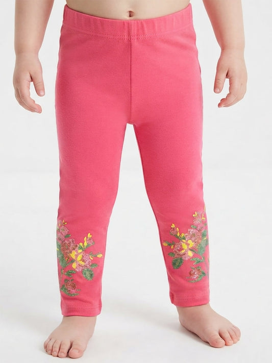 Baby Girls Coral Leggings
