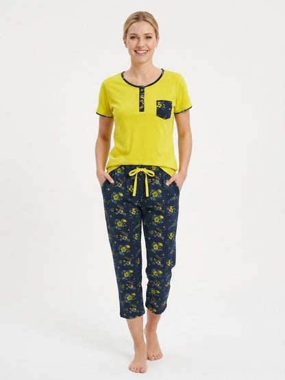 Womens Capri Pyjama Set