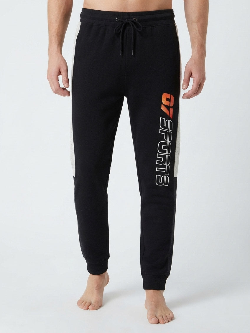 Mens Printed French Terry Jogger