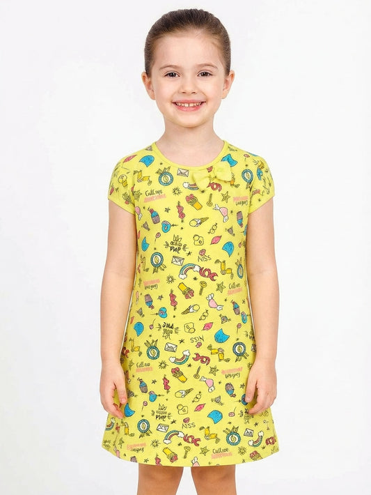 Girls Printed Dress
