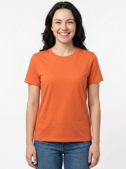Ladies Crew Neck Mixed T Shirts