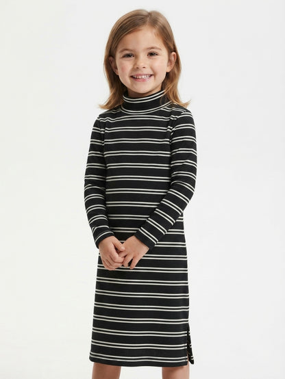 Girls Striped Long Dress