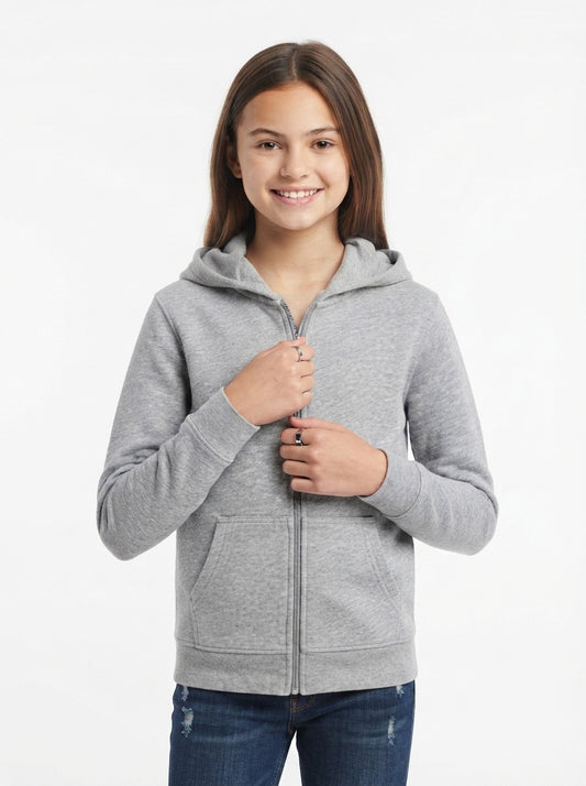 Girls Full Zipper Sweatshirt