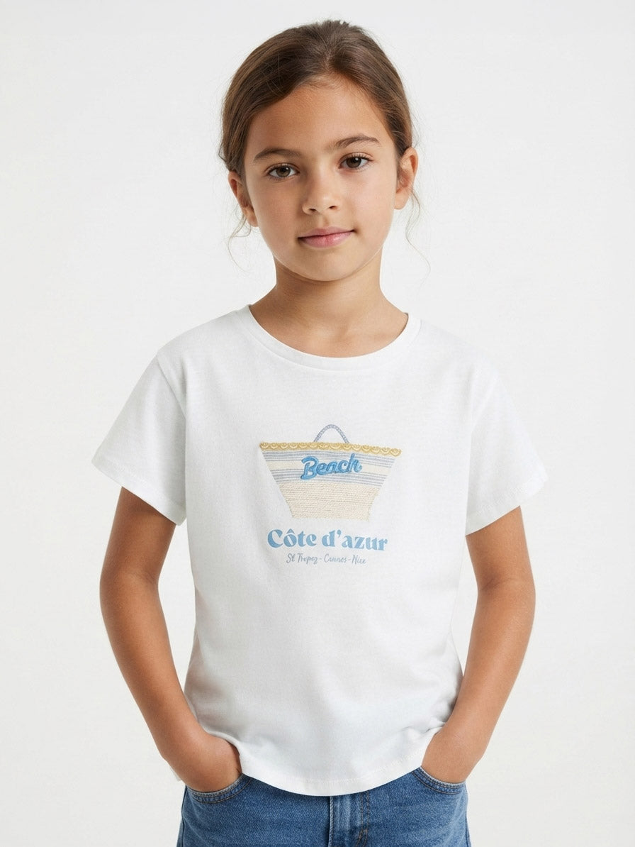 Girls Applique Top