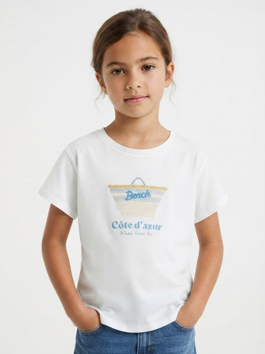 Girls Applique Top