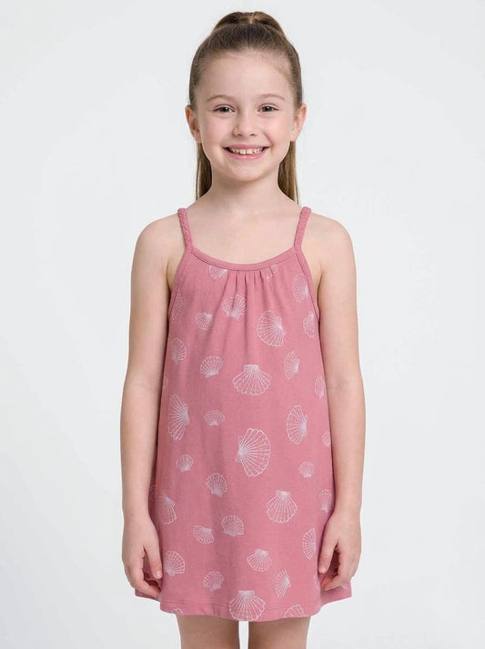 Girls Printed Strappy Dress