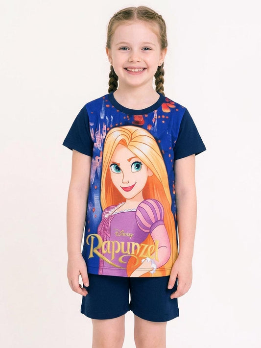 Girls Printed Shorty Set