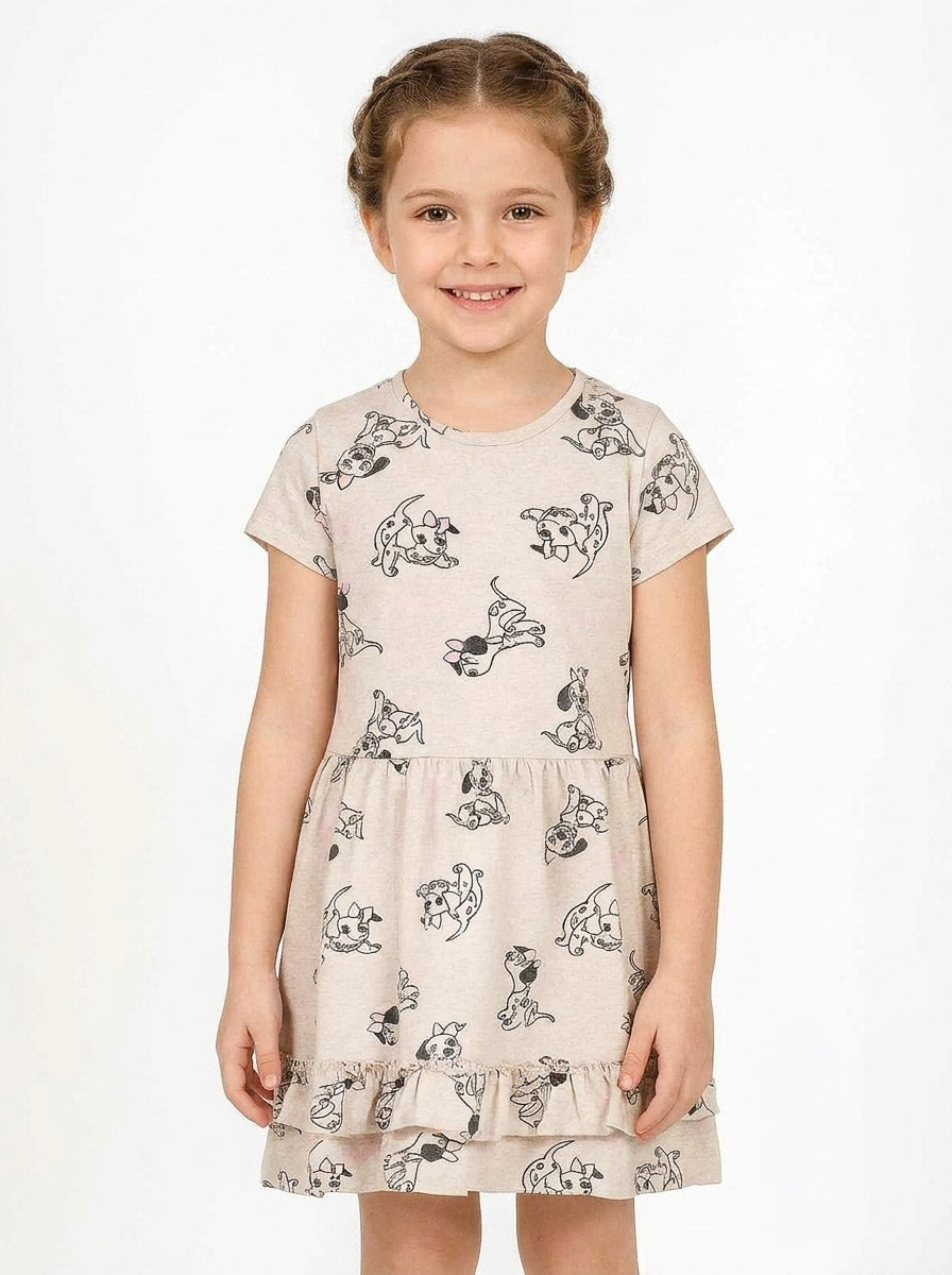 Girls Printed Dress