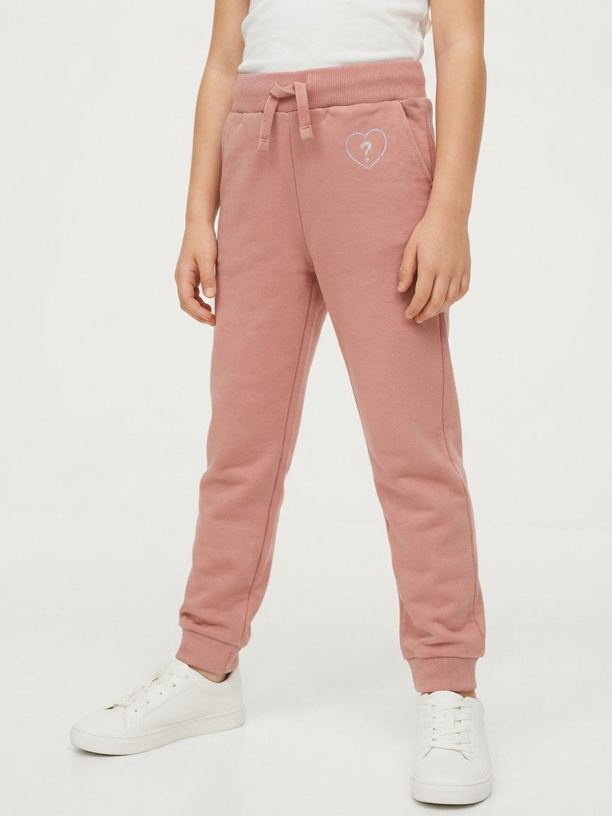 Girls French Terry Active Jogger