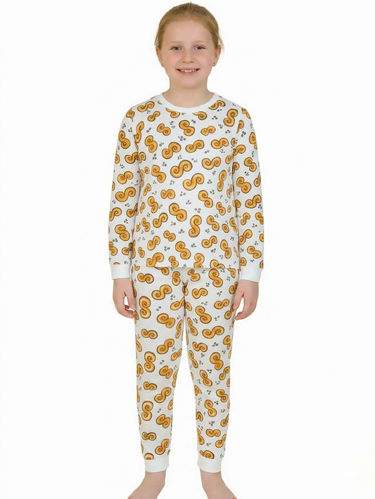 Girls Printed Pyjama Set