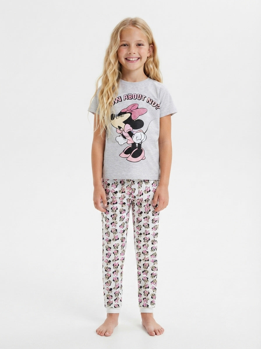 Girls Printed Pyjama Set