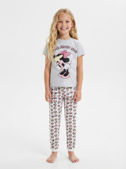 Girls Printed Pyjama Set