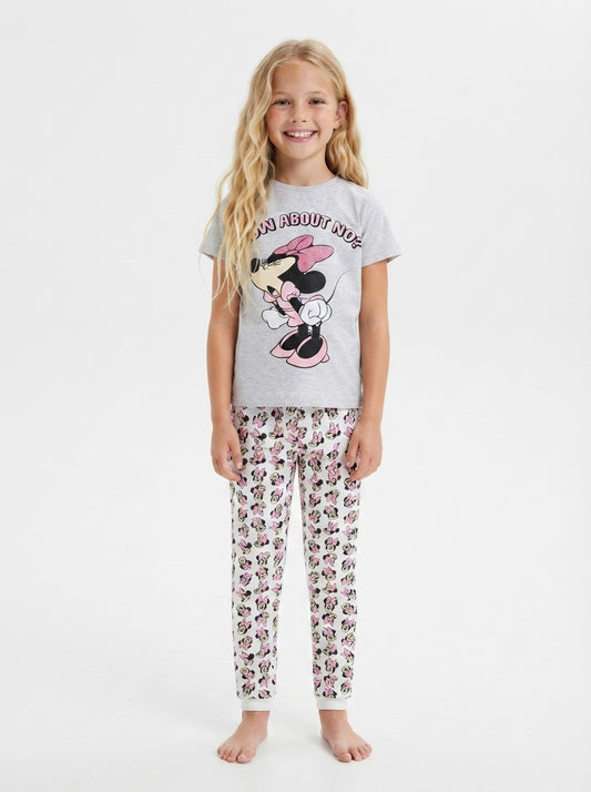 Girls Printed Pyjama Set