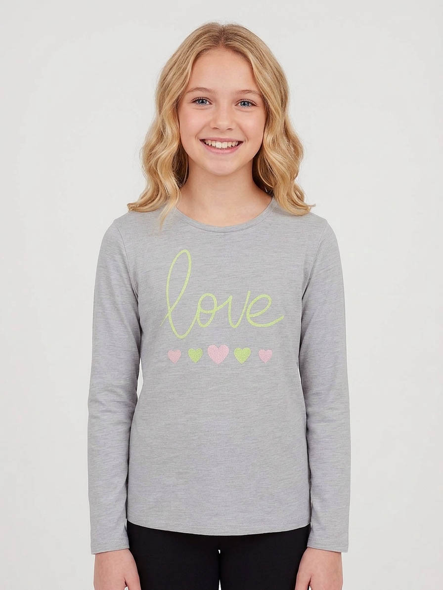 Girls Long Sleeve T Shirt