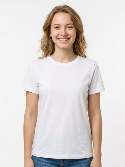Ladies Crew Neck Mixed T Shirts