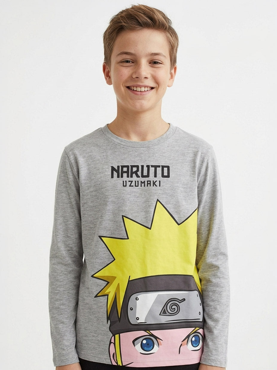 Boys Long Sleeve Printed T-Shirt