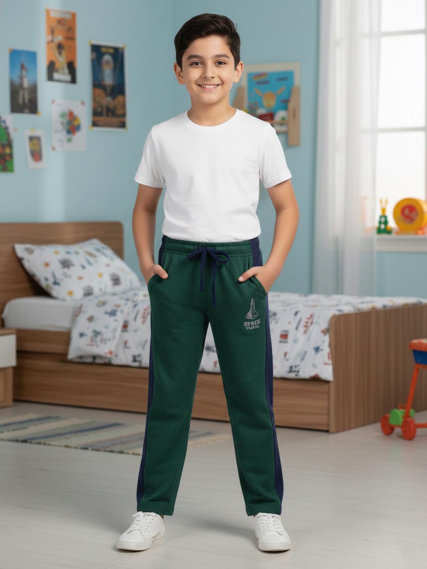 Boys Printed Knit Track Pant