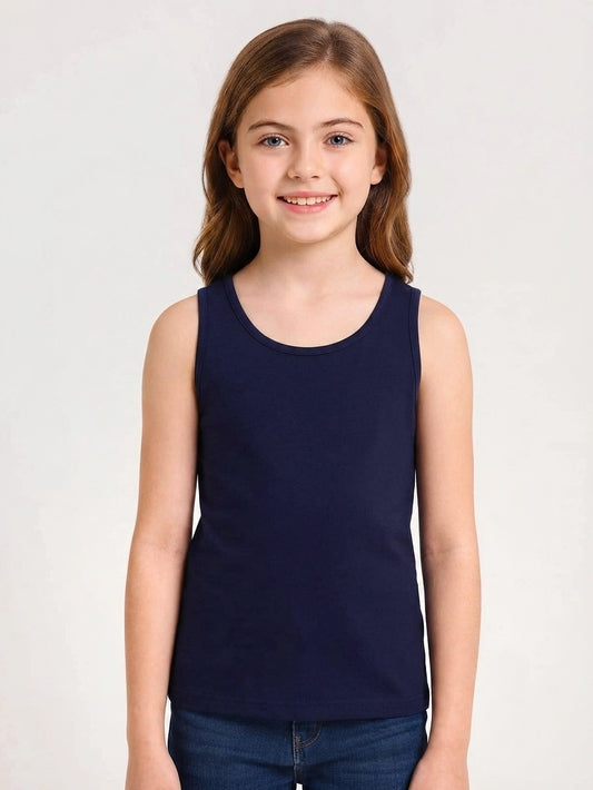 Girls Sleeveless T Shirt