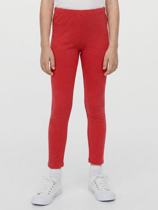 Girls Stretch Legging Red