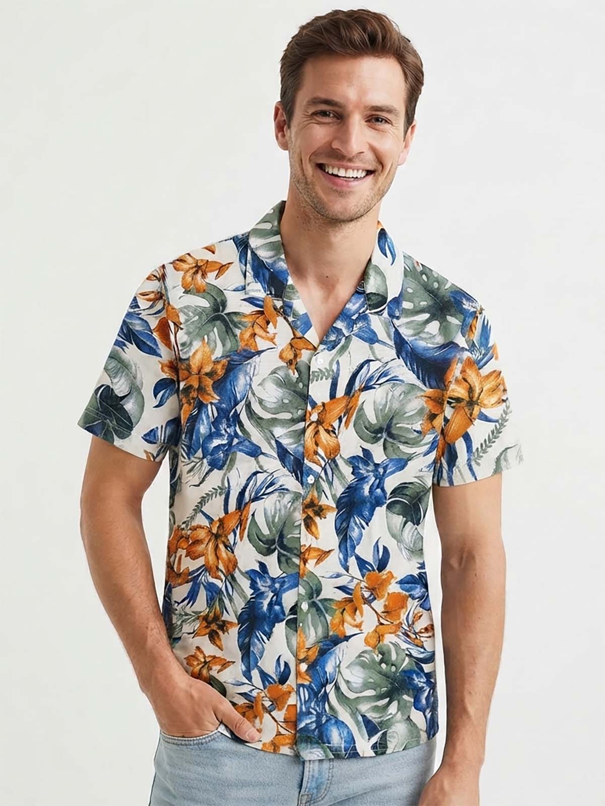 Mens Printed Woven Shirts
