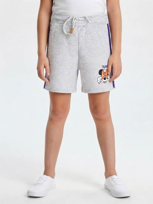 Girls French Terry Grey Shorts