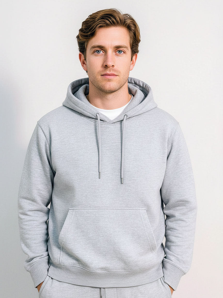Mens Oversize Fit Hooded Sweatshirt