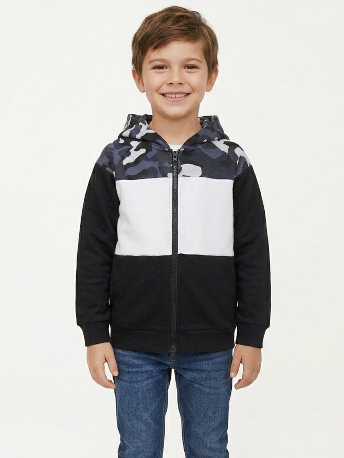 Boys Full Zipper Sweatshirt