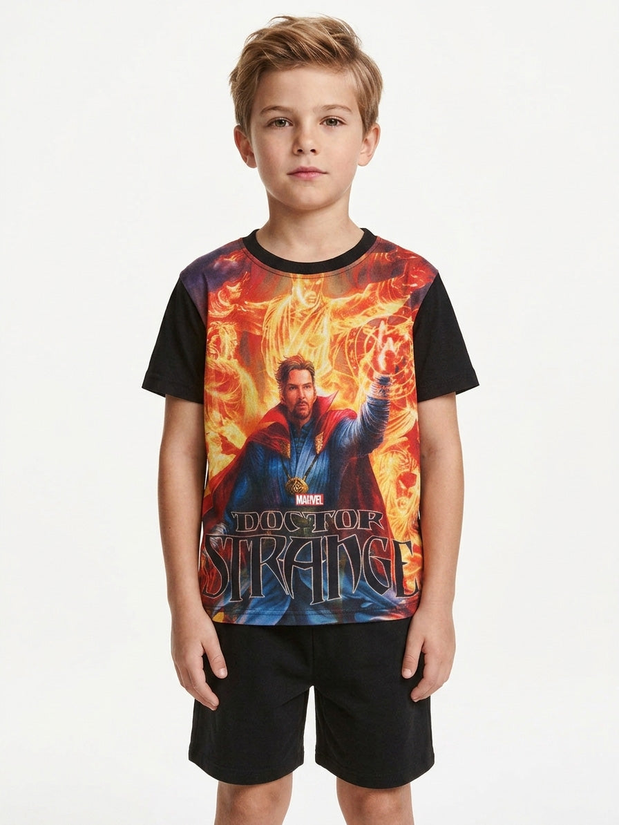 Boys Shorty Set Black